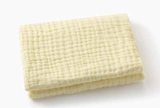 หกชั้น 40S หนา Crepe Swaddle Gauze ผ้า 250GSM Breathable