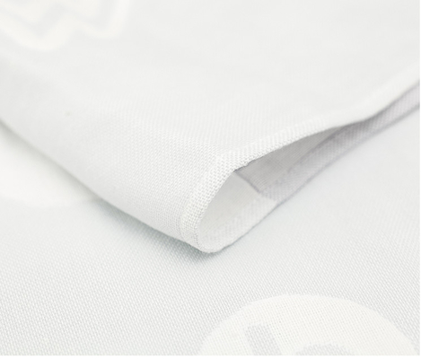 ผ้าฝ้าย Jacquard สีสันสดใสสองชั้น 130gsm Vivid Pattern