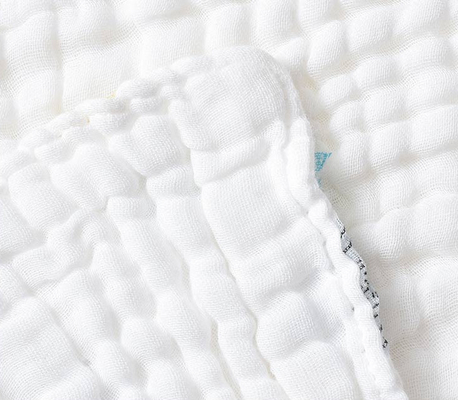 เส้นใยนุ่ม 100% Cotton Swaddle Gauze ผ้าสองชั้นเด็ก Grade