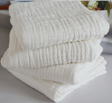 เส้นใยนุ่ม 100% Cotton Swaddle Gauze ผ้าสองชั้นเด็ก Grade