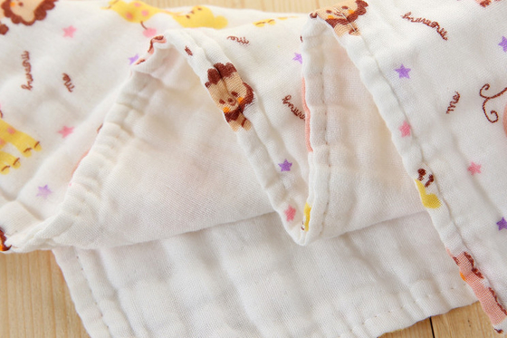 ทารกเกรด Crepe Swaddle Gauze ผ้าสามชั้น Keep Warm