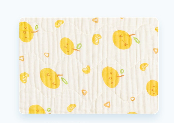 หวีผ้าฝ้ายพิมพ์ลายเอง 170gsm Kids Swaddle Bath Towel
