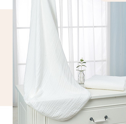 210gsm Light Gauze Fabric ผ้าฝ้ายผ้ากอซการซึมผ่านของอากาศที่ดี
