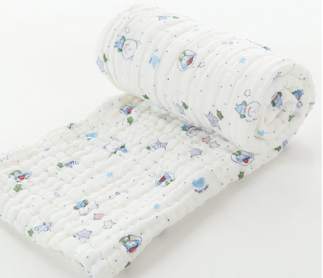 ผ้าโปร่ง 40S 250GSM ผ้าโปร่งดูดซับน้ำได้ดีผ้าสำหรับทารก