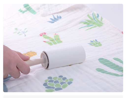 พิมพ์ปฏิกิริยา ผ้าก๊อซ 6 ชั้น 58 นิ้ว ให้ความอบอุ่นเด็ก Swaddle Fabric