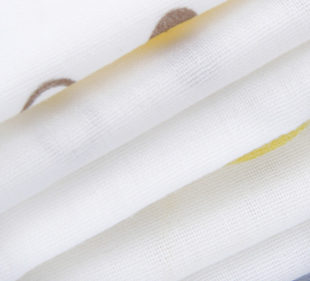 สองชั้น 40S 125GSM Double Gauze วัสดุไม้ไผ่ Swaddle ผ้าห่ม
