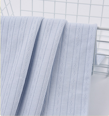 ผ้ากอซธรรมชาติต้านเชื้อแบคทีเรีย 40S ถัก Double Bar Jacquard