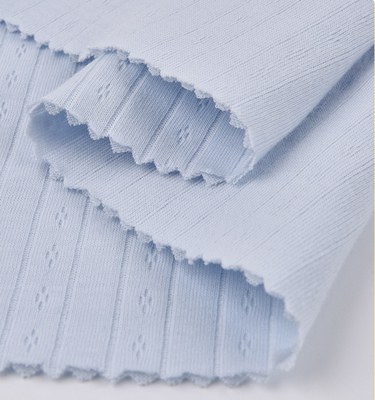 ผ้ากอซธรรมชาติต้านเชื้อแบคทีเรีย 40S ถัก Double Bar Jacquard