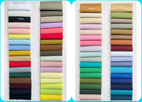 ผ้าฝ้าย 100 เปอร์เซ็นต์สำหรับทอเสื้อแจ็คเก็ต 40S เส้นด้าย 130GSM A Class
