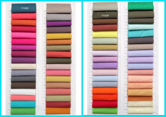 ผ้าฝ้าย 100 เปอร์เซ็นต์สำหรับทอเสื้อแจ็คเก็ต 40S เส้นด้าย 130GSM A Class
