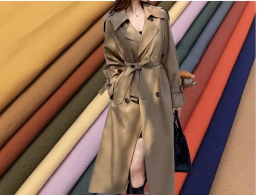 CVC 55% Cotton 45% Polyester 180gsm Office Uniform Fabric Corporate Clothing Material`