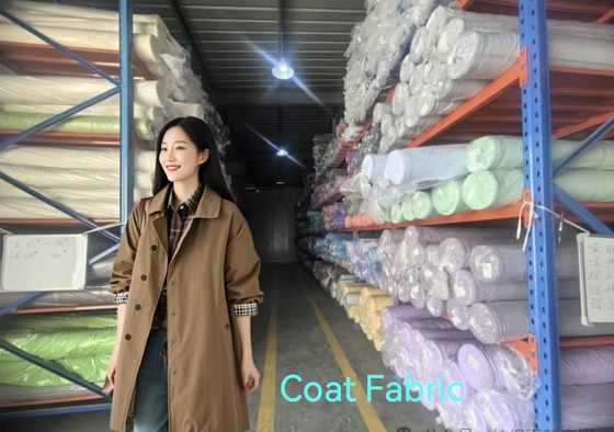 CVC 55% Cotton 45% Polyester 180gsm Office Uniform Fabric Corporate Clothing Material`