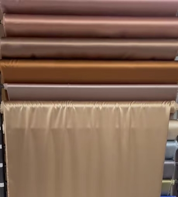 Imitation Silk 95%Polyester 5% Spandex Satin Polyyester 120gsm  Activewear Cocktail Dresse Fabric