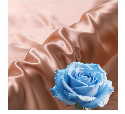 Imitation Silk 95%Polyester 5% Spandex Satin Polyyester 120gsm  Activewear Cocktail Dresse Fabric