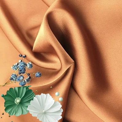 100% Polyester Satin Fabric 185gsm Silk-Like Appearance Trousers , Skirts , Blouses And Dresses