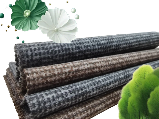 ผ้าชุดสเตย์ 400GSM สาย 39% เรย์สัน 56% โพลิเอสเตอร์ 5% สเปนเด็กซ์ผ้าชุดธุรกิจ