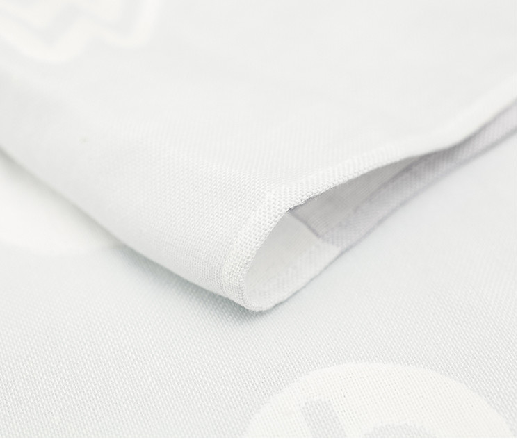 ผ้าฝ้าย Jacquard สีสันสดใสสองชั้น 130gsm Vivid Pattern