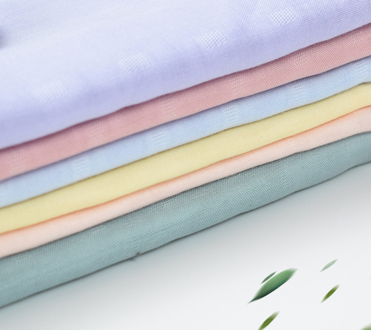 คละแบบ 40S Jacquard Cotton Fabric 150gsm Infants Diaper Gauze Fabric