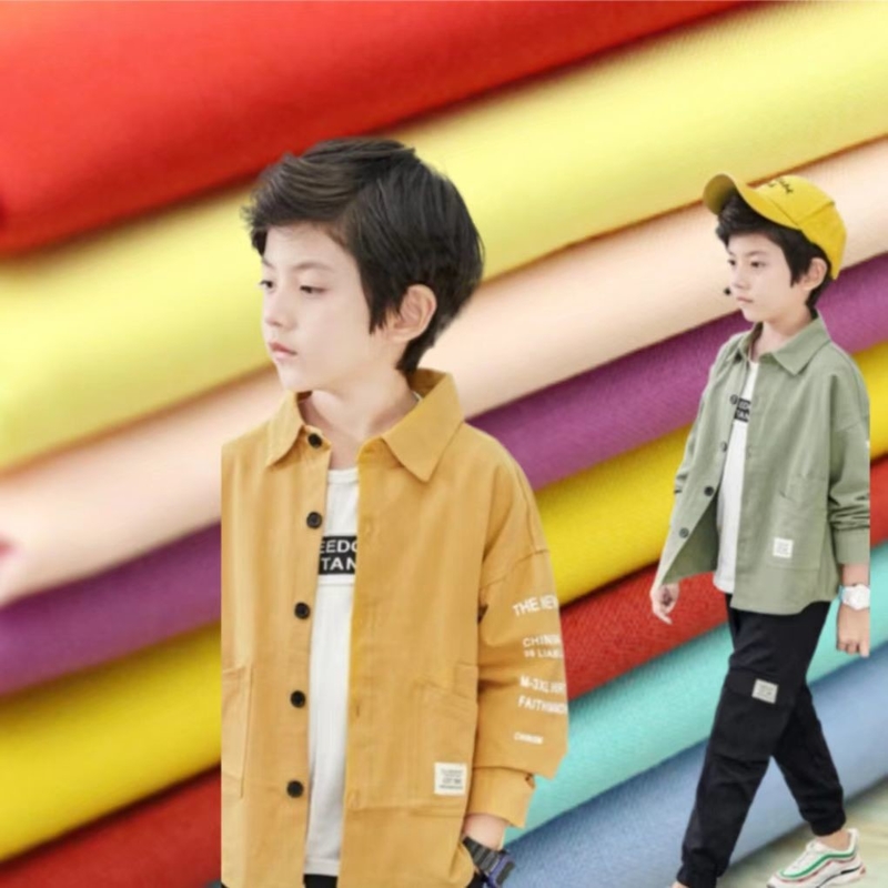 TC6535 ผ้าเครื่องแบบ 130X 72 155GSM 32SX32S TC โพลีเอสเตอร์ผ้าฝ้ายทอเสื้อแจ็คเก็ตผ้า
