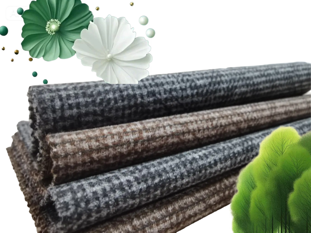 ผ้าชุดสเตย์ 400GSM สาย 39% เรย์สัน 56% โพลิเอสเตอร์ 5% สเปนเด็กซ์ผ้าชุดธุรกิจ